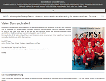 Tablet Screenshot of motorcycle-safety-team.de
